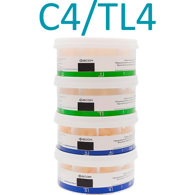 Зубы акриловые NEW AСE (28шт*20) C4/TL4 Yamahachi