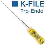 K-files (дрильборы ручн.) (6шт) Pro-Endo L-28 №20 VDW GmbH, Германия 