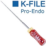K-files (дрильборы ручн.) (6шт) Pro-Endo L-21 №25 VDW GmbH, Германия 