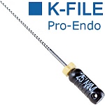 K-files (дрильборы ручн.) (6шт) Pro-Endo L25 №40, VDW GmbH, Германия 