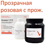 Белакрил-М-ГО (750г+400мл) прозрач.розовая с прожил.пластм. горяч.отв. набор  Владмива