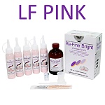 Ри-Файн/Re-Fine Bright пластмасса набор LF Pink (50г*5+260мл) Yamahachi, Япония