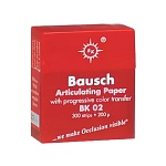 Артикуляционная бумага ВК02 (300шт) 200мкм красная Bausch, Германия