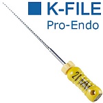 K-files (дрильборы ручн.) (6шт) Pro-Endo L-21 №20 VDW GmbH, Германия 