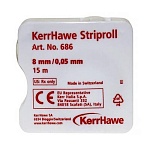 Матрицы Стрипролл/Striproll лавсановые в рулоне 8мм/15м №686 Kerr, Швейцария