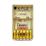 К-файлы/K-Files (дрильборы корневые) (6шт) L-25 №20, Dentsply Maillefer