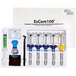 ЭсКом 100/EsCom 100 набор (5шпр.х4г+5мл+5мл) Spident, Корея